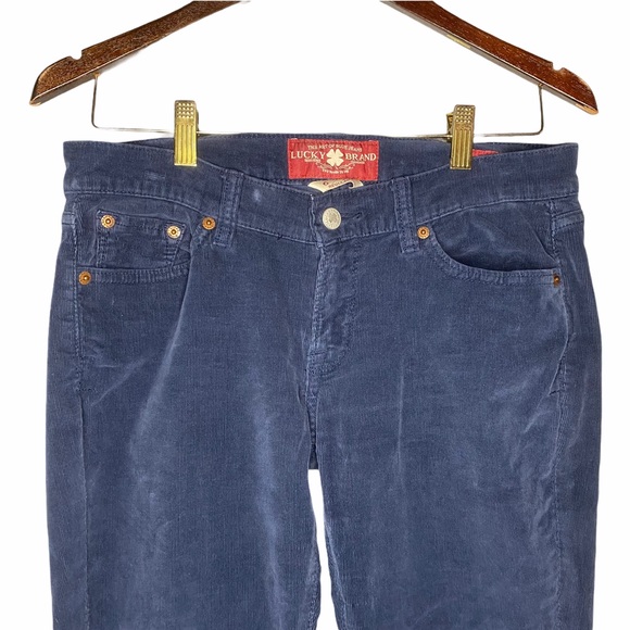 Lucky Brand Zoe Skinny Raw Hem Corduroy Pants - Picture 3 of 9